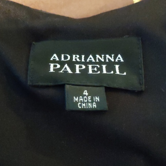 Black bodycon Adrianna Papell Dress - Picture 2 of 3